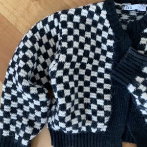 Checkered sweater